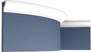 Orac Decor C230F Luxxus Modanatura decorativa flessibile Profilo decorativo Profilo a stucco per soffitti Cornicione decorativo Modanatura d'angolo | 2 metri