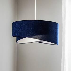 Maco Design Lampada a sospensione Vivien, bicolore, blu/argento