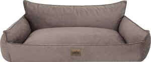 Letto ortopedico per cani JOKER letto per cani divano letto cestino materasso letto per animali XXXL 132x106 cm marrone velours