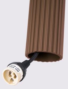 Brilagi - Lampadario LED su cavo CRESTO 1xGU10/10W/230V marrone