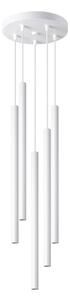 Lampada a sospensione PASTELO 5P bianco 5xG9 8W acciaio 110x25x25cm Sollux Lighting