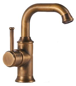 Rubinetto per lavabo, stile retrò, OTTONE, MELINEA LAUFERI