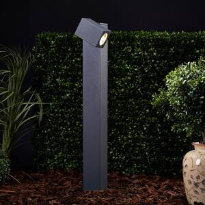 Lampioncino da giardino LORIK Lucande, Nero, Alluminio, Moderno, Lampada LED da esterni