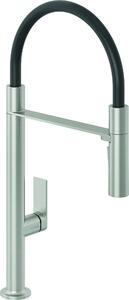 Kludi QORD, miscelatore monocomando per lavello, bocca flessibile estraibile, finitura nichel, 1 pz