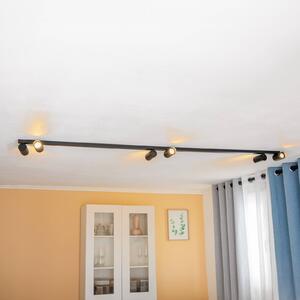 Nowodvorski Lighting Faretto da soffitto Mono VI in nero, 6 luci