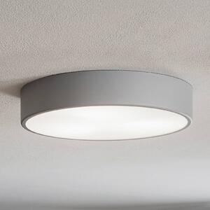 TEMAR LIGHTING Plafoniera Cleo 400, sensore, Ø 40cm grigio