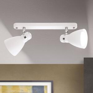 ORION Spot da soffitto School, 2 luci, bianco