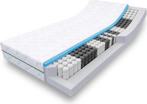 Materasso a 7 zone con nucleo a molle insacchettate Sleezzz Smart 80 x 200 cm, altezza 21 cm, livello di rigidità H2/H3