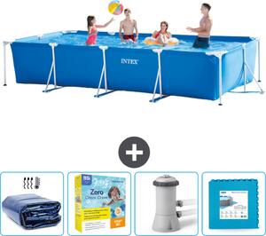 Piscina fuori terra rettangolare - 450x220x84 cm - 5 pezzi - Modello SCB9