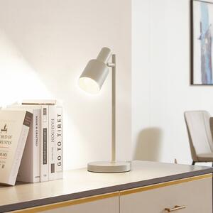 Lampada da tavolo Lindby Ovelia, beige, ferro, E27