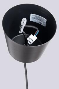 Sollux SL.1703 - Lampadario a sospensione con filo BILO 1xE27/15W/230V diametro 35 cm nero