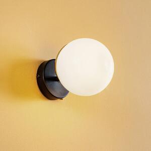 Eko-Light Applique Sfera 1 luce vetro/cromo/nero