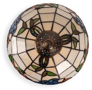 Brilagi - Lampada da tavolo Tiffany in vetro colorato JUNGLE 1xE27/60W/230V + 1xE14/40W