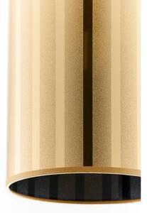 Jupiter 2090 - Lampadario sospeso a cavo CORTINA 1xE27/15W/230V oro/nero