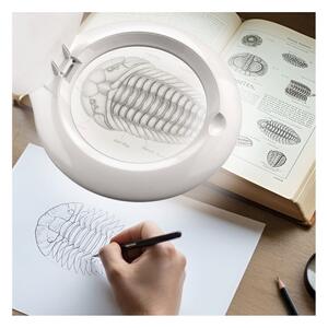 Extol - Lampada da tavolo dimmerabile a LED con lente d'ingrandimento LED/10W/230V bianca