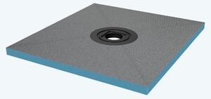 Doporro Piatto Doccia Pronto da Piastrellare in Estruso Rigida Polistirene Tagliabile per Bagno Dimensione 80x90x4 cm