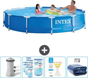Piscina autoportante rettangolare - 366x76 cm - 5 pezzi - Modello SCB86