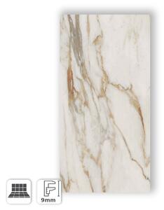 ABK SENSI SIGNORIA CALACATTA VENA ORO LUX 3D 60x120 - GRES PORCELLANATO EFFETTO MARMO CALACATTA LUCIDO