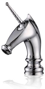 LAUFERI UNICORN miscelatore per lavabo freestanding argento