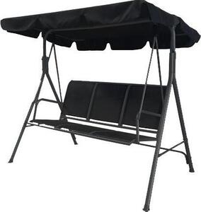 Divano a dondolo per 3 persone - Grigio - 180 x 100 x 170 cm