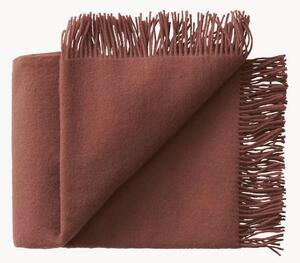 Coperta in lana di agnello con frange Season