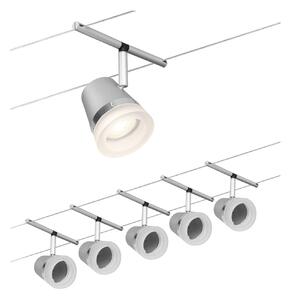 Paulmann Cone funi set base 5 luci cromo satinato