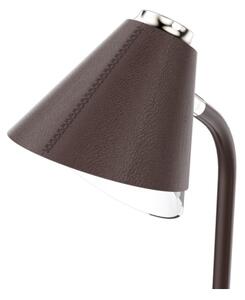 Immax 08971L - Lampada da tavolo LED dimmerabile FINCH LED/9W/12/230V marrone/oro