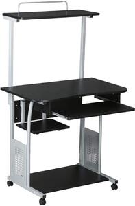 Scrivania Yaheetech piccola scrivania per computer semplice e moderna scrivania da ufficio stile industriale legno e metallo