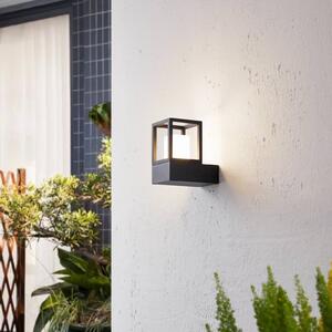 Lucande Rumina applique LED da esterni in nero