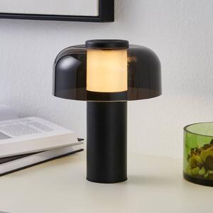 EGLO Lampada LED da tavolo Ponente, Ø 16 cm, nero, CCT, dimmerabile