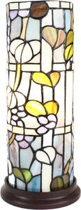Lampada da tavolo Tiffany Clayre & Eef Ø 15x36 cm Vetro bianco blu