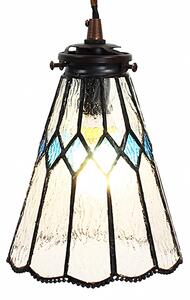 Clayre & Eef lampada a sospensione Tiffany Ø 15x115 cm Vetro trasparente