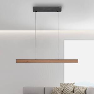 PURE E-Motion LED sospensione a barra, CCT, legno