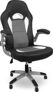 Sedia da gioco Aga Racing MR2050 Nero - Grigio