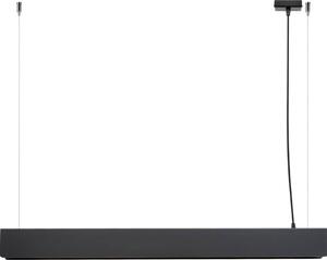 Lampada a sospensione SPARK nero 1xG13 8,5W acciaio 120x8x100cm Sollux Lighting
