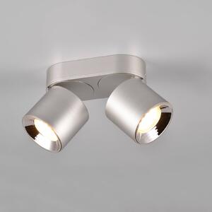 Trio Lighting Guyana faretto da soffitto GU10 2 luci nichel