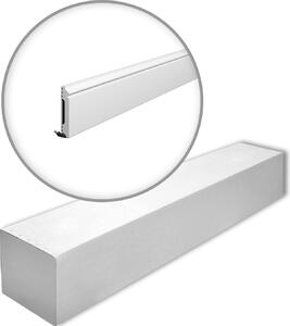 NMC FL1-box WALLSTYL Noel Marquet 1 cartone con 21 listelli decorativi Modanatura per pavimenti stile classico colore bianco | 42 m