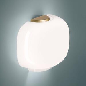 Foscarini Chouchin 3 Semi applique bianco/oro