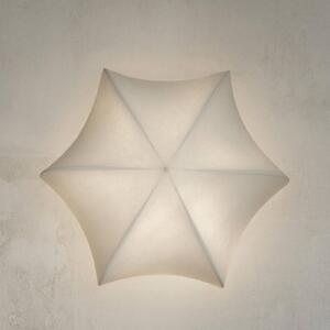 Ferm LIVING Poem applique, Ø 35 cm, acciaio, pile, bianco