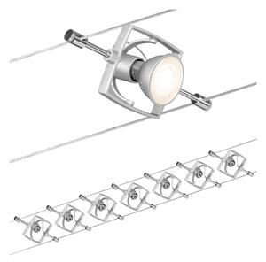 Paulmann Wire Mac II sistema funi 7 luci cromo