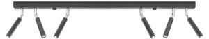 Lampada a soffitto EYETECH 6 nero 6xG9 8W alluminio 20x3x100cm Sollux Lighting