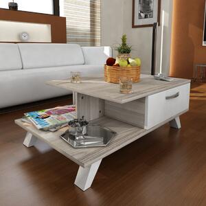 Skye Decor, Arsenal - Bianco, Cordoba, tavolino da caffè, bianco, 100 % MELAMIN COATED SLIPBOARD, 90 x 60 x 33 cm