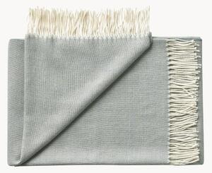 Coperta premium in baby alpaca con frange Panama