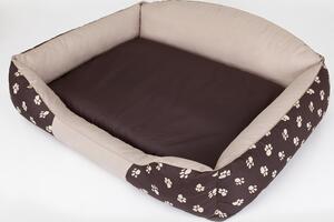 Cuccia per cani "Royal" -65x50cm- Robusta con schienale alto, morbidamente imbottita | Pillowprim