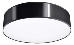 Lampada a soffitto ARENA 45 nero 3xE27 15W PVC 11x45x45cm Sollux Lighting