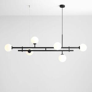 ALDEX Lampada a sospensione 1073K1, 6 luci, nero