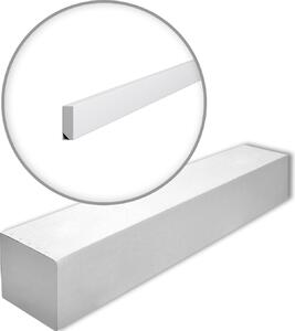 NMC FT1F-box WALLSTYL Noel Marquet 1 cartone con 26 modanature decorative Modanatura per pavimenti Modanatura di rifinitura in stile moderno colore bianco | 52 m