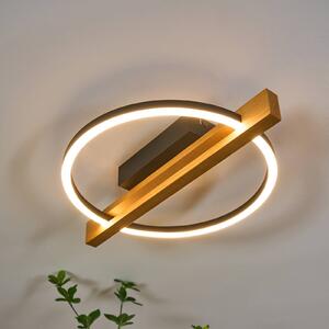 Eco-Light Plafoniera a LED Tovak, pino, lunghezza 39 cm, legno