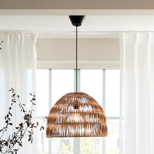 PR Home Lampada a sospensione Lace, paralume in rattan, Ø 46 cm