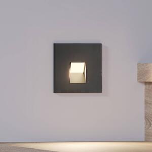 Arcchio Luci LED da incasso Vexi, 7,5 cm x cm, nero, CCT Vexi Arcchio, dimmerabile, Nero, Soggiorno / Sala da pranzo, Alluminio, Moderno, Faretto da incasso a parete